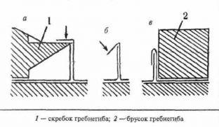 Порядок монтажа одинарного стоячего фальца