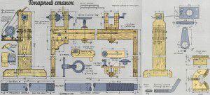 схема самодельного токарного станка