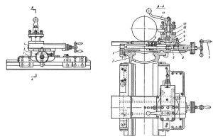 Чертеж суппорта станка