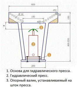 Чертеж конструкции