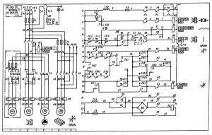 Электрическая схема станка
