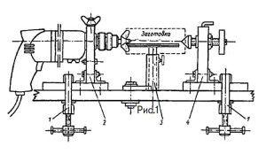 схема самодельного токарного станка